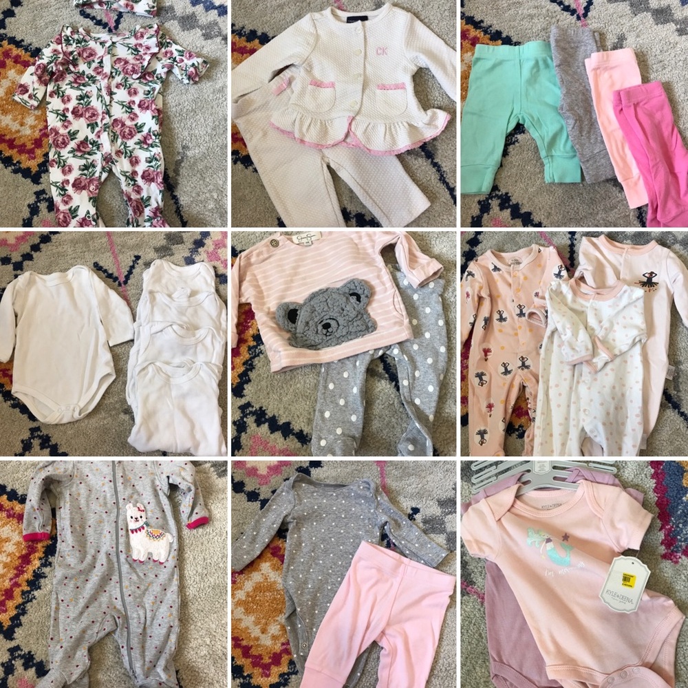 0-3 months baby girl LOT